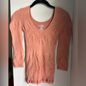 Free People Intimately Long Sleeve Top NWOT Size XS/S